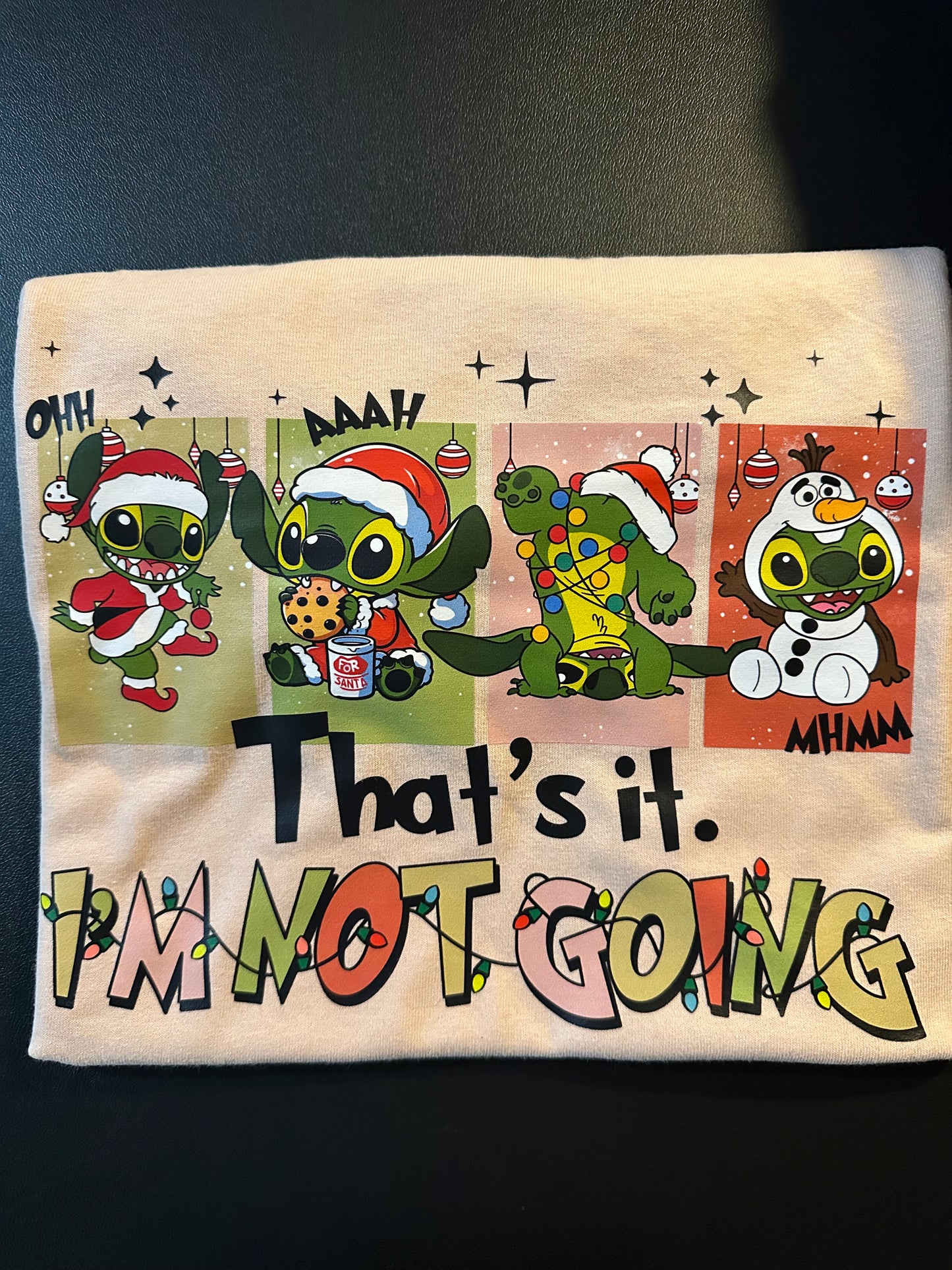 I’m not going Xmas t