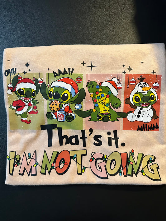 I’m not going Xmas t